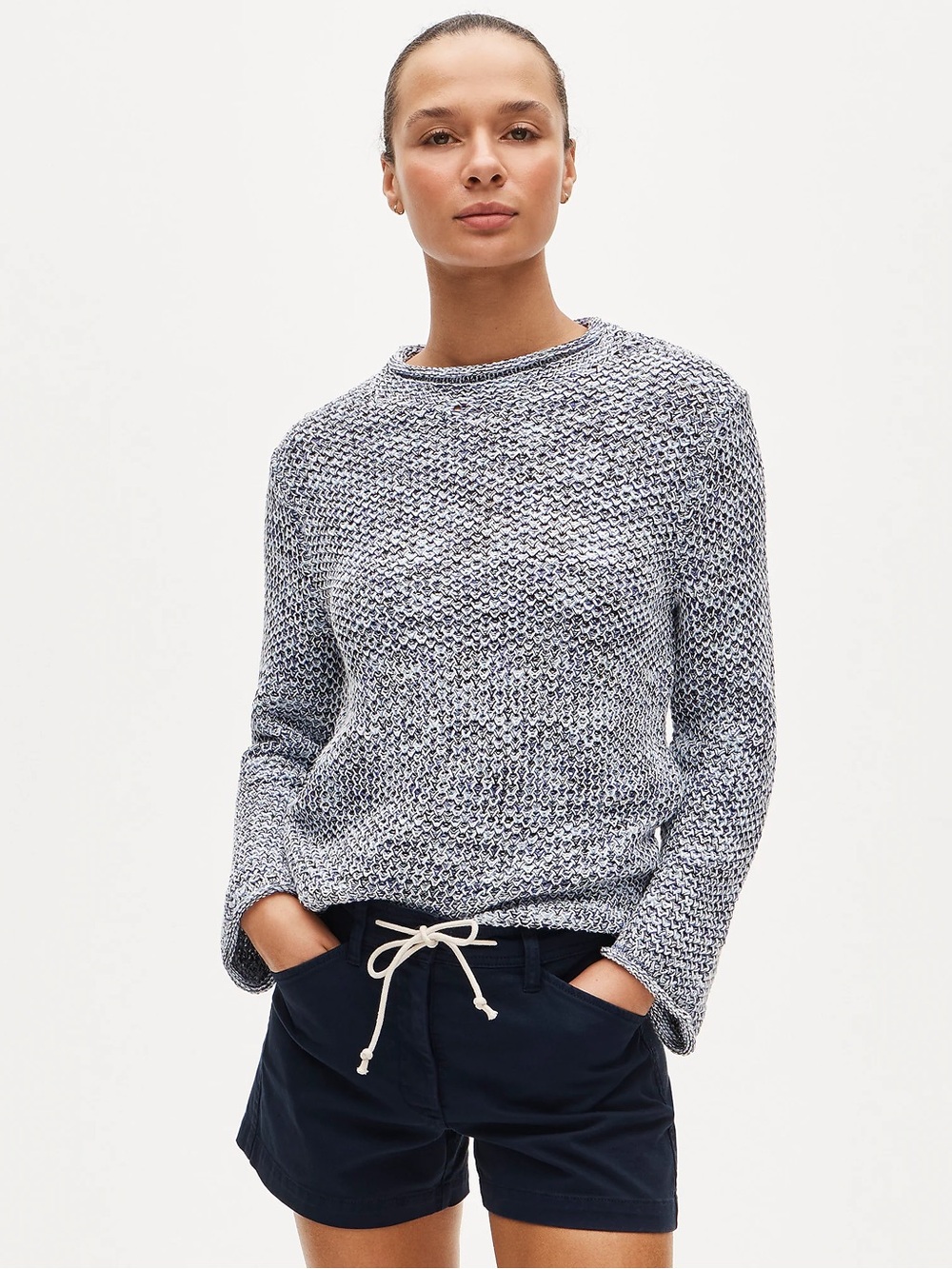 NWT J. Crew Space-dyed Rollneck™ sweater